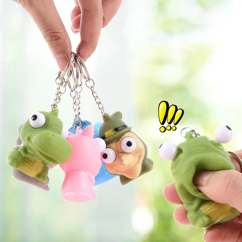 Best Selling Cute Cartoon Squeezing Key Chain Dinosaur Design Spoof Decompression Plaything Children's Toy Pendants Cultivating 
Best Selling Cute Cartoon Squeezing Key Chain Dinosaur Design Spoof Decompression Plaything Children's Toy Pendants Cultivating