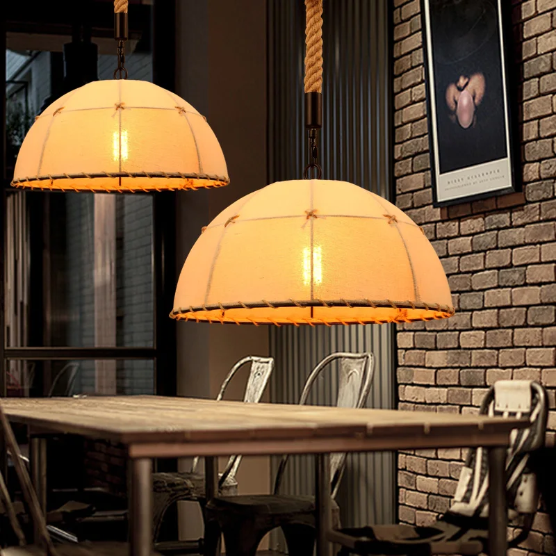 American Pastoral rope Pendant Lights creative clothing store Cafe Restaurant head single bedroom loft industrial wind linen
American Pastoral rope Pendant Lights creative clothing store Cafe Restaurant head single bedroom loft industrial wind linen