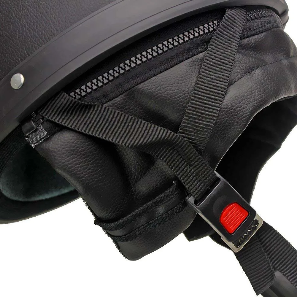 Half Face Vintage Motorcycle Helmet Visor Protection Goggles Safety Helmet for Retro Matte Motocross Goggles Moto Helmet
Half Face Vintage Motorcycle Helmet Visor Protection Goggles Safety Helmet for Retro Matte Motocross Goggles Moto Helmet