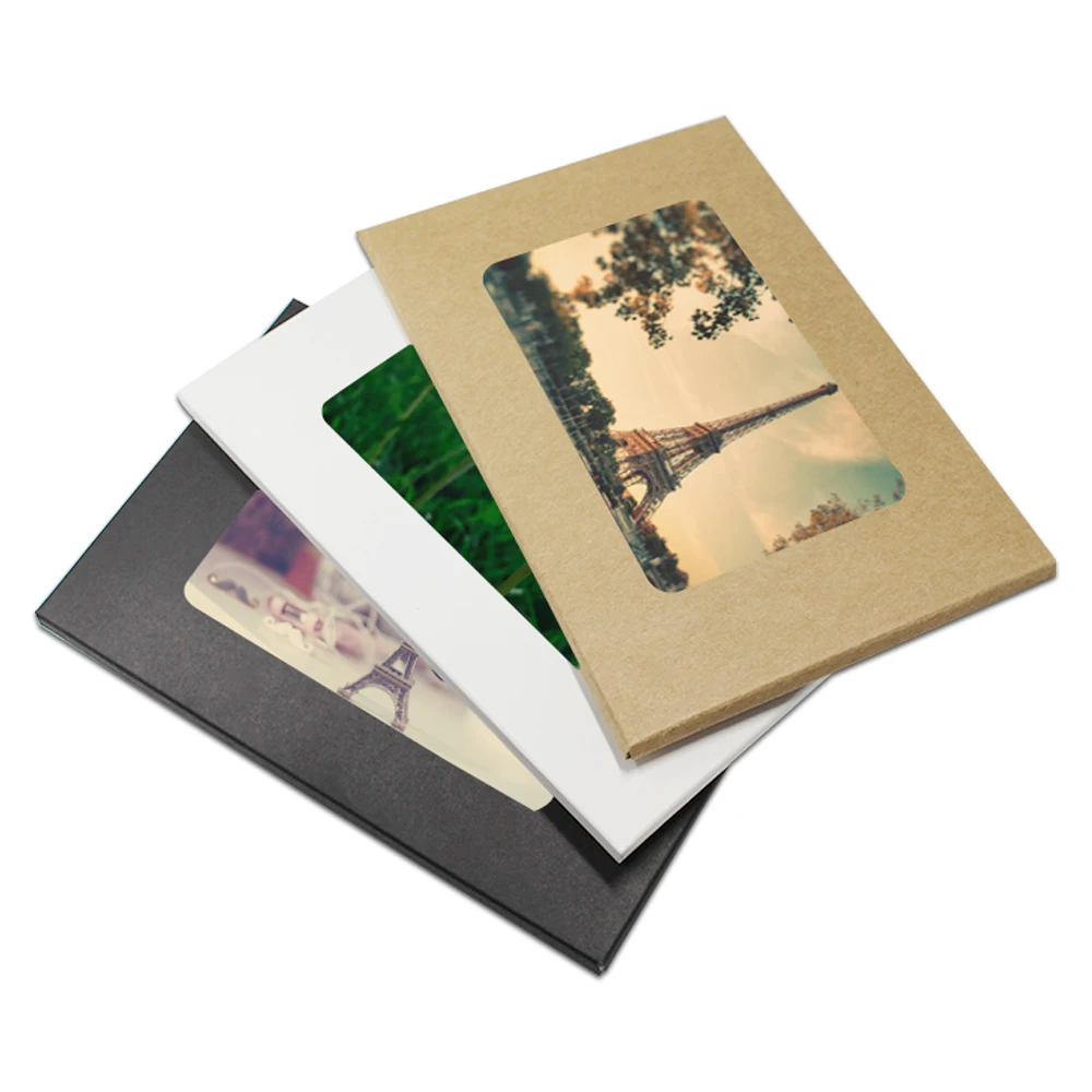 30Pcs 10.2*15.5*0.5cm Kraft Paper Postcard Box Foldable Photo Display Box With Window DIY Greeting Card Package Party Envelope
30Pcs 10.2*15.5*0.5cm Kraft Paper Postcard Box Foldable Photo Display Box With Window DIY Greeting Card Package Party Envelope