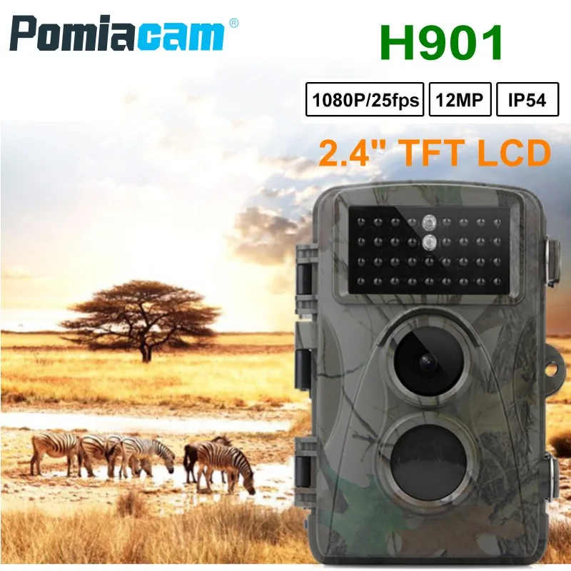 H901 12MP 1080P Wildlife Trail Hunting Scouting Camera Waterproof 2.4 inch LCD Animal Observation Recorder Surveillance Cameras
H901 12MP 1080P Wildlife Trail Hunting Scouting Camera Waterproof 2.4 inch LCD Animal Observation Recorder Surveillance Cameras