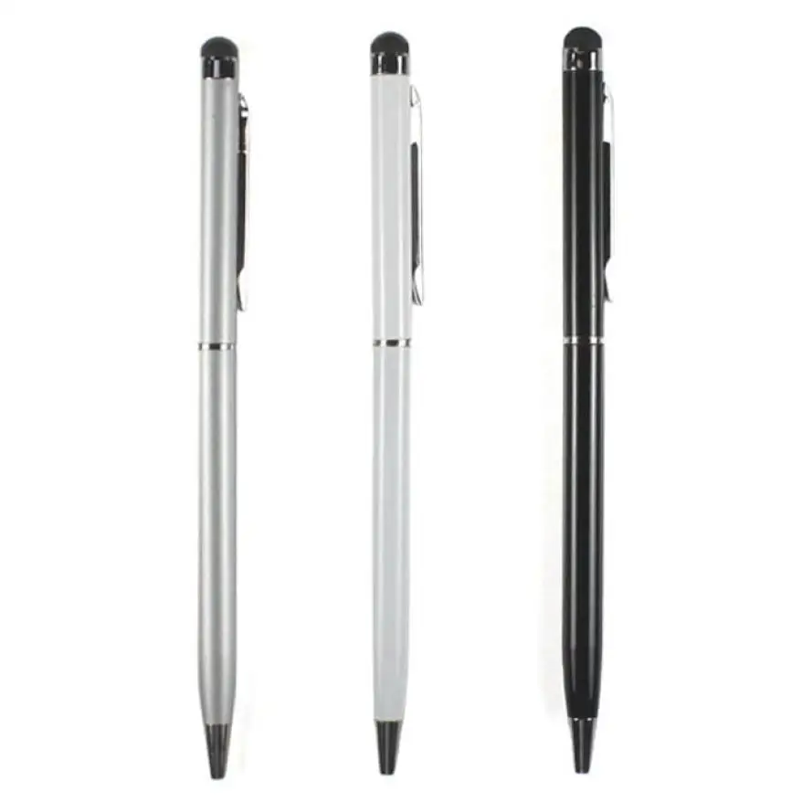 C705 3x2 в 1 емкостный стилус для сенсорного экрана с шариковой ручкой IPad IPhone IPod