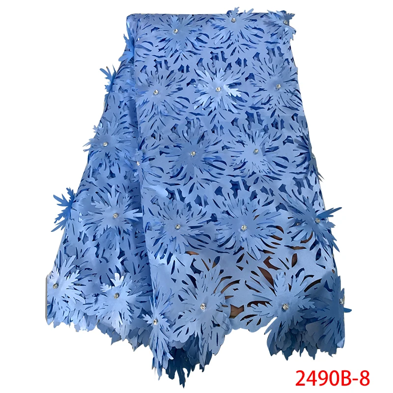 New Laser Cut Lace Fabric with Beads Nigerian Lace Fabrics High Quality 2019 African Lace Fabrics for Party Dress APW2490B-1
New Laser Cut Lace Fabric with Beads Nigerian Lace Fabrics High Quality 2019 African Lace Fabrics for Party Dress APW2490B-1