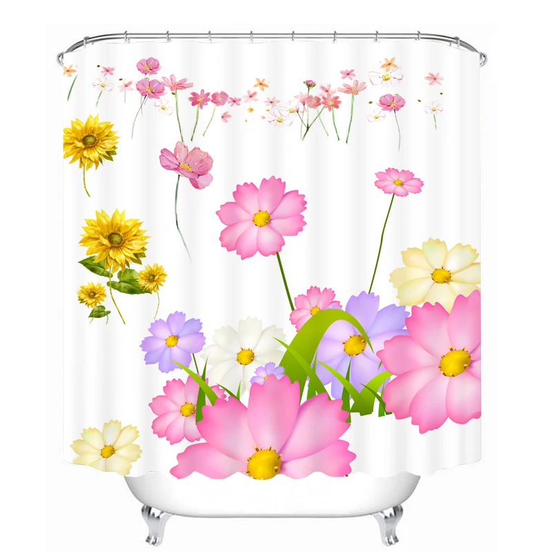 MYRU 3D Print Waterproof Flowers Shower Curtains Bath Products Bathroom Decor with Hooks
MYRU 3D Print Waterproof Flowers Shower Curtains Bath Products Bathroom Decor with Hooks
