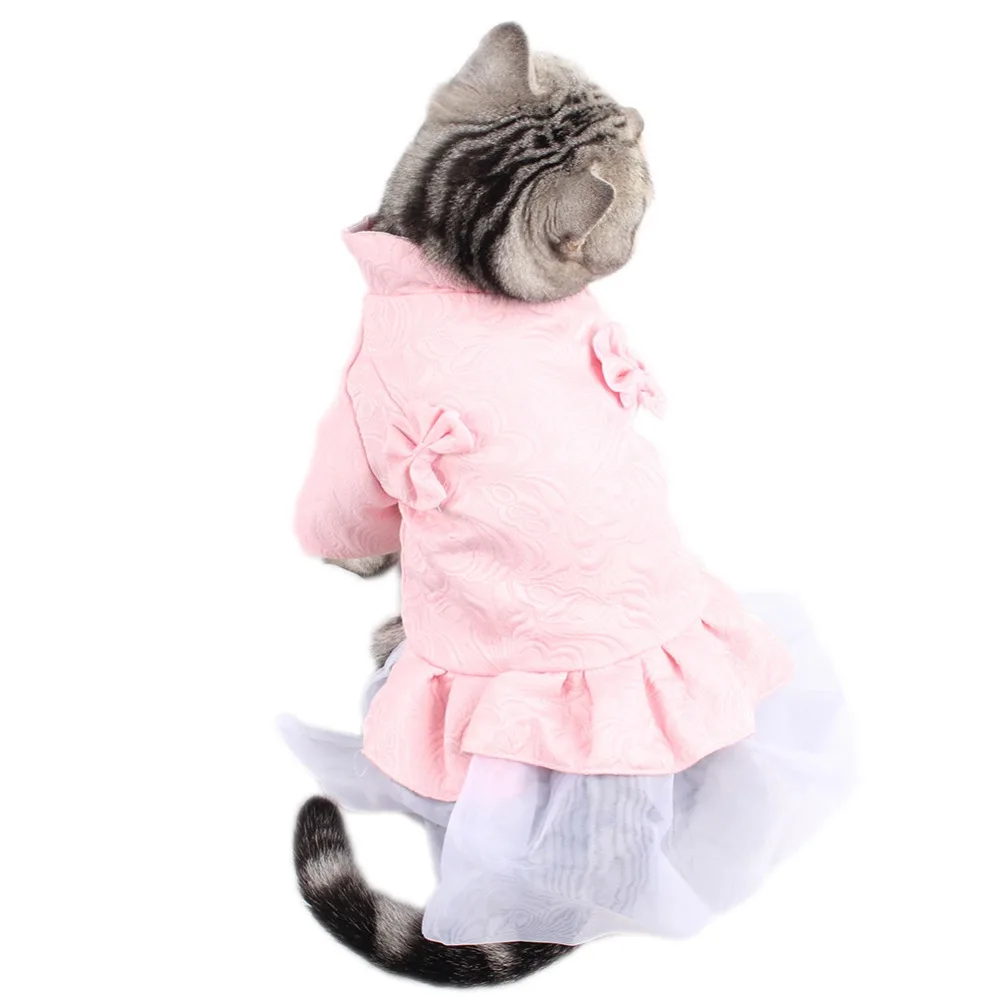 Cute Pink Dogs Cats Dresses Jacquard Weave Bowknots Bubble Dresses for Cat DogPets Clothes Clothing ropa gato S-XXL
Cute Pink Dogs Cats Dresses Jacquard Weave Bowknots Bubble Dresses for Cat DogPets Clothes Clothing ropa gato S-XXL