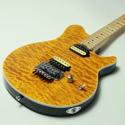 Free shipping Factory top quality starshine profession Music Man electric guitar 5A quilted maple top zebra pickups
Free shipping Factory top quality starshine profession Music Man electric guitar 5A quilted maple top zebra pickups
