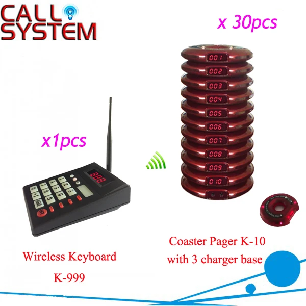 1 transmitter + 30 pagers; Hot sale Wireless Queue Call System better service for waiting customer with 3 charger base
1 transmitter + 30 pagers; Hot sale Wireless Queue Call System better service for waiting customer with 3 charger base
