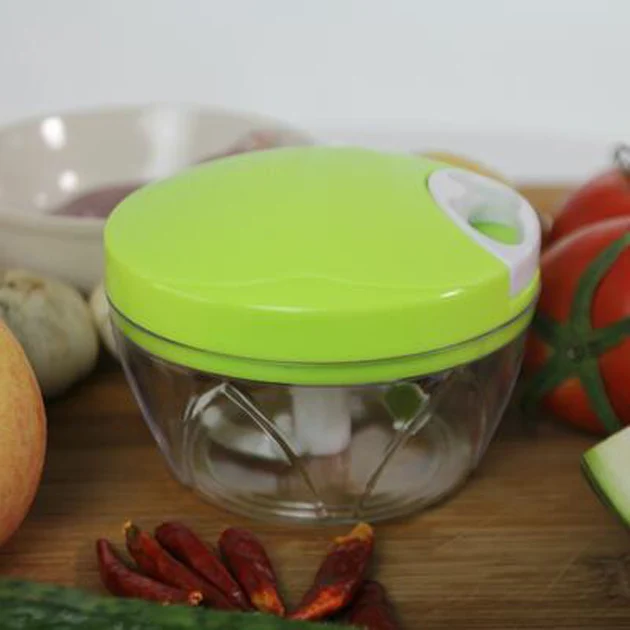 Руководство Еда Chopper Кухня потянув Multi Функция Спираль Тесак Dicer мясорубку