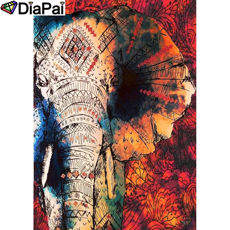 DIAPAI 5D DIY Diamond Painting 100% Full Square/Round Drill "Colorful elephant" Diamond Embroidery Cross Stitch 3D Decor A21884
DIAPAI 5D DIY Diamond Painting 100% Full Square/Round Drill "Colorful elephant" Diamond Embroidery Cross Stitch 3D Decor A21884