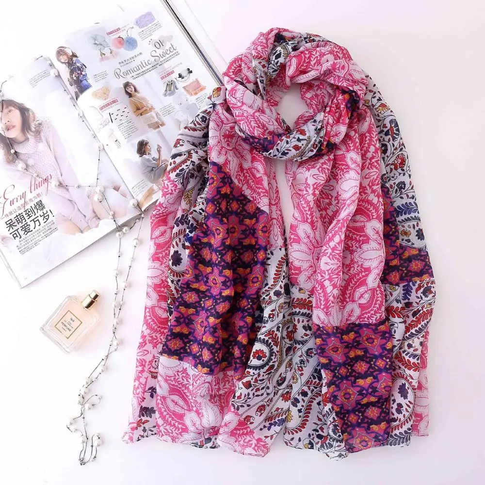 2019 Fashion Paisley Print Scarf Shawl Women Trendy Floral Leaf Foulard Scarves Wraps Hijab Wholesale 10pcs/LOT Free Shipping
2019 Fashion Paisley Print Scarf Shawl Women Trendy Floral Leaf Foulard Scarves Wraps Hijab Wholesale 10pcs/LOT Free Shipping