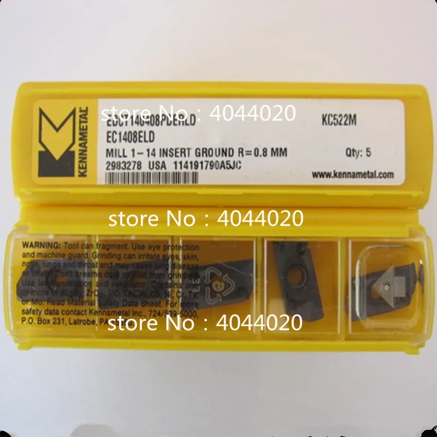 EDCT140408PDERLD KC522M EC1408ELD KC522M 5pcs/box New original cutting tool carbide insert for CNC
EDCT140408PDERLD KC522M EC1408ELD KC522M 5pcs/box New original cutting tool carbide insert for CNC