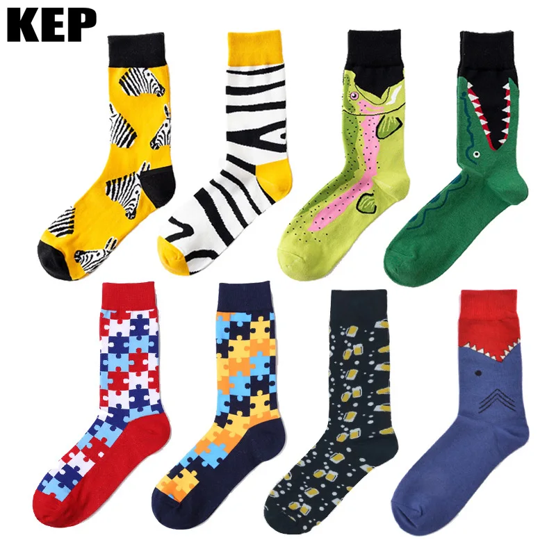 Brand Quality Fashion Men Happy Socks Combed Cotton Casual Funny Business Men Socks Wedding Crew Socks Trendy Originality Series
Brand Quality Fashion Men Happy Socks Combed Cotton Casual Funny Business Men Socks Wedding Crew Socks Trendy Originality Series