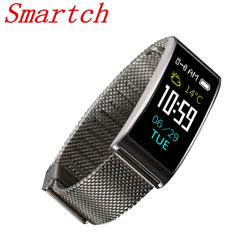 Smartch умный Браслет Фитнес браслет gps Поддержка bluetooth мониторинг сна шагомер IP68