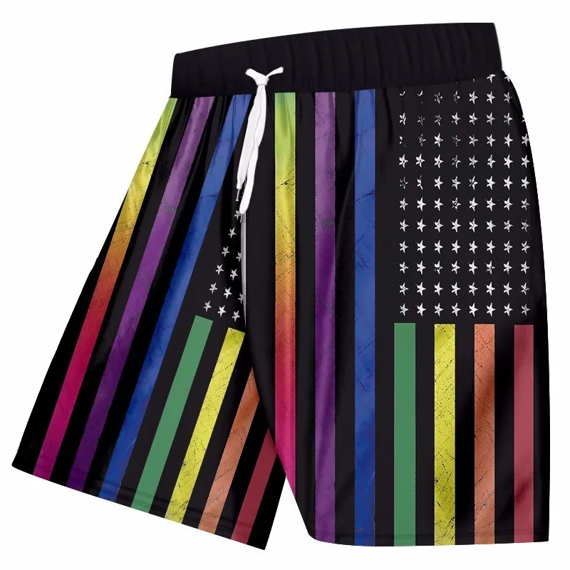 OGK Stripe Beach Shorts Men Cool Print American Flag 3d Sweat Trunks Man Bathing Suits Quick Dry Bermuda Shorts Summer
OGK Stripe Beach Shorts Men Cool Print American Flag 3d Sweat Trunks Man Bathing Suits Quick Dry Bermuda Shorts Summer