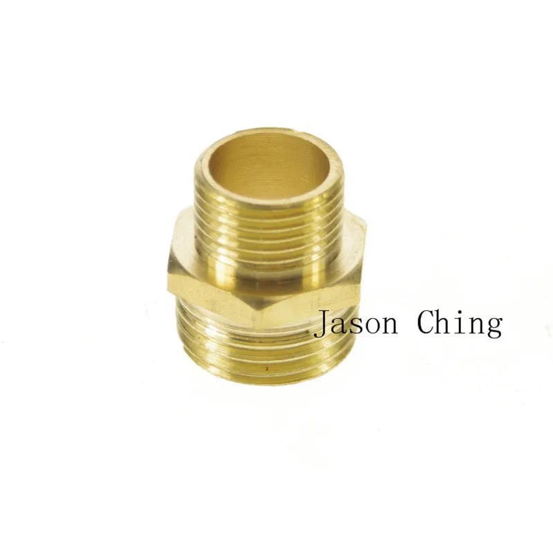 

5PCS Brass 3/8" Male x 1/2" Male BSPP Connection Hex Bushing Adapter Reducer