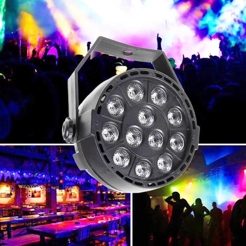 110 240 в 12 LED Par Light 8CH DMX 512 RGBW сценический эффект света для вечеринки клуба диско DJ