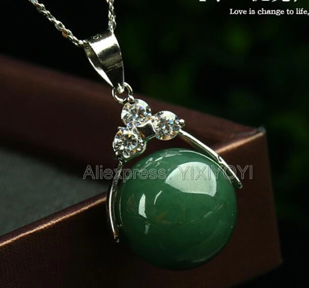 Beautiful 12-13mm Natural Grade A Dark Green Jadeite Beads Blessing Lucky Pendant + Free Necklace Certificate Fine Jewelry
Beautiful 12-13mm Natural Grade A Dark Green Jadeite Beads Blessing Lucky Pendant + Free Necklace Certificate Fine Jewelry