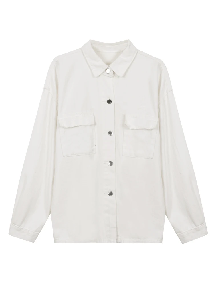 U-SWEAR Harajuku White Jeans Coats for Women Single-breasted Denim Jackets Female Long Sleeve Casacos Abrigos Mujer
U-SWEAR Harajuku White Jeans Coats for Women Single-breasted Denim Jackets Female Long Sleeve Casacos Abrigos Mujer