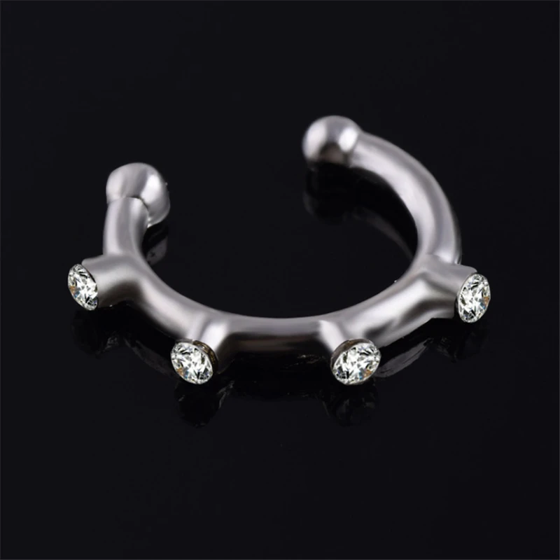 new hot style stainless steel rose gold color crystal nose ring septum fashion nose stud piercing sexy body jewelry gifts
new hot style stainless steel rose gold color crystal nose ring septum fashion nose stud piercing sexy body jewelry gifts