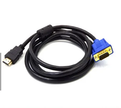 300pcs 1.5M HDMI Male to SVGA VGA M Converter A/V Cable Lead free shipping | Электроника