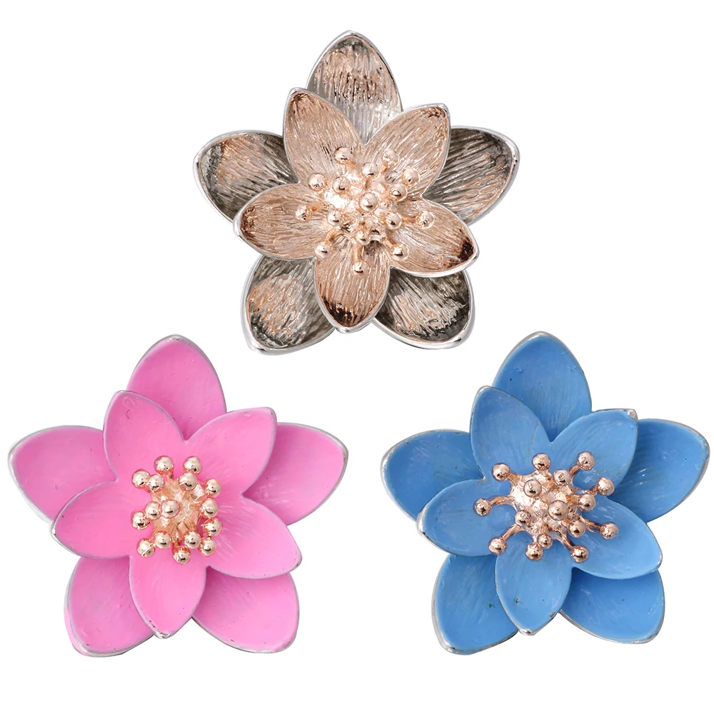 5pcs/lot High Quality 18mm Snap Button Jewelry Big Lotus Flower Snap Buttons Fit Snap Bracelet for Women Snaps Jewelry
5pcs/lot High Quality 18mm Snap Button Jewelry Big Lotus Flower Snap Buttons Fit Snap Bracelet for Women Snaps Jewelry