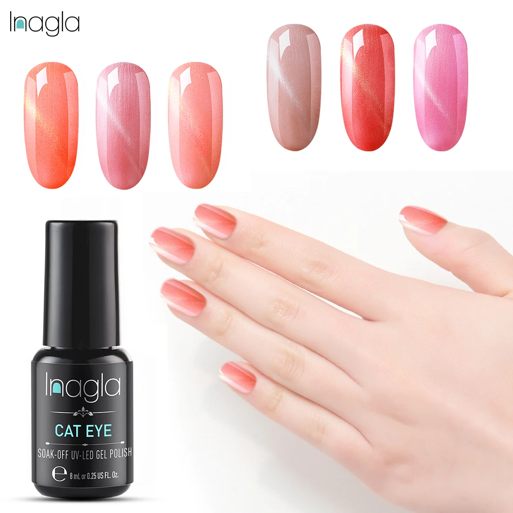 Inagla 8ML Nude Cat Eye UV Nail Polish 3D Magnet Gel Nail Polish Soak Off Nail Art Gel Polish Cat Eye Varnish For Nail Art DIY
Inagla 8ML Nude Cat Eye UV Nail Polish 3D Magnet Gel Nail Polish Soak Off Nail Art Gel Polish Cat Eye Varnish For Nail Art DIY