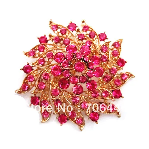Красивая брошь в виде цветка с кристаллами 2 дюйма|crystal flower brooch|flower broochcrystal brooch |