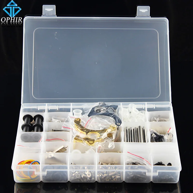 

OPHIR Free Shipping New 898pcs Pro DIY Parts Accessories Kit for Tattoo Machine Gun Rebuild & Maintain#TA011