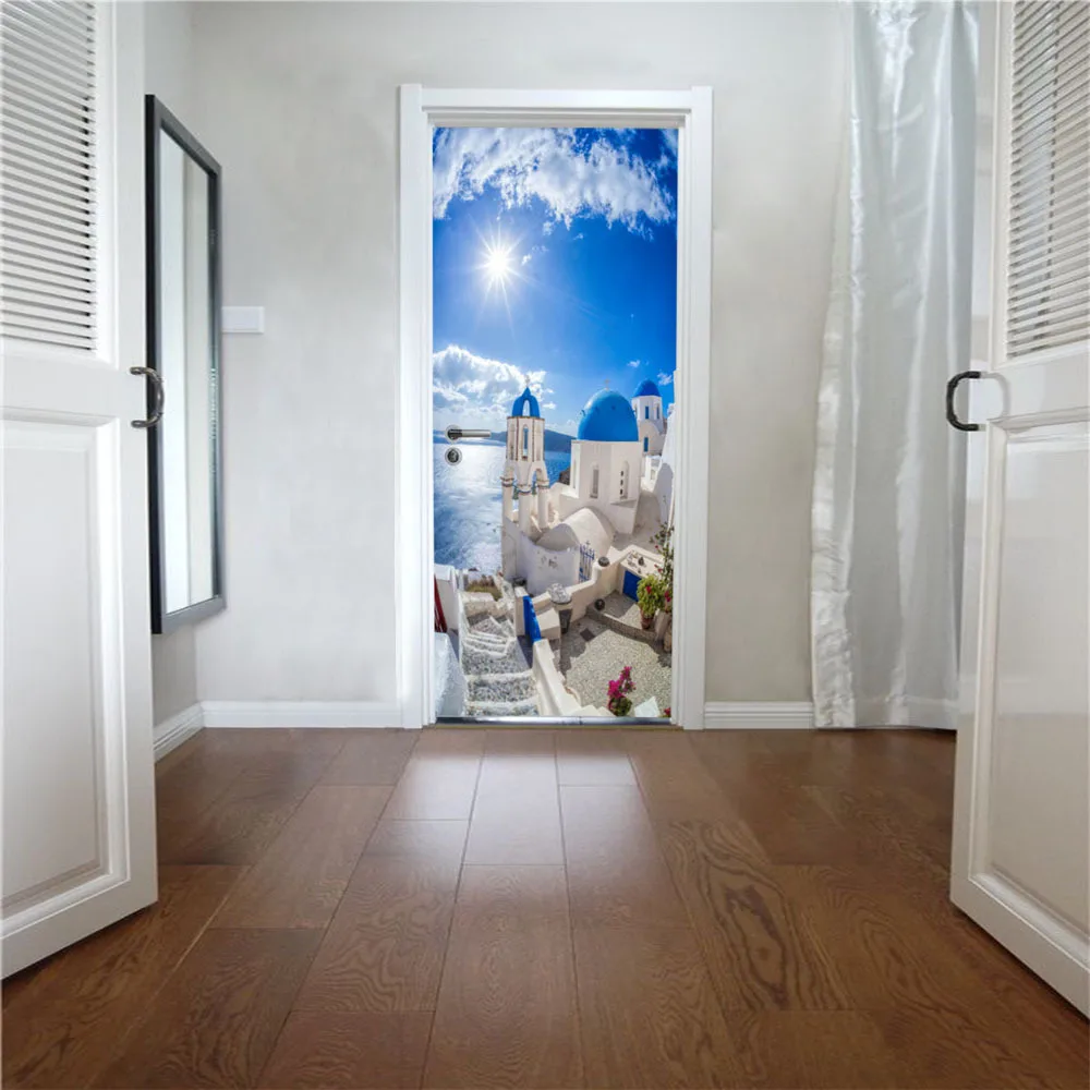 77x200cm Vinyl 3D Door Stickerr Waterfall Landscape Deursticker DIY Self-adhesive Wallpaper For Door Waterproof Home Decor Decal
77x200cm Vinyl 3D Door Stickerr Waterfall Landscape Deursticker DIY Self-adhesive Wallpaper For Door Waterproof Home Decor Decal