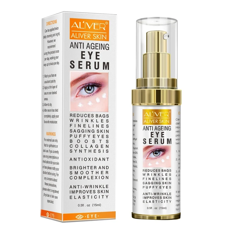 Eye Serum Cream Anti-Aging Anti Puffiness Eyes Care Essence Cream For Remover Dark Circle Whitening Firming Skin Care
Eye Serum Cream Anti-Aging Anti Puffiness Eyes Care Essence Cream For Remover Dark Circle Whitening Firming Skin Care