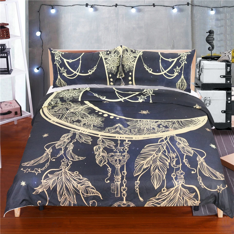 Free shipping gold stamping home textile moon/star/sun duvet cover&pillow cases 3pcs feather bedding twin full queen king size
Free shipping gold stamping home textile moon/star/sun duvet cover&pillow cases 3pcs feather bedding twin full queen king size
