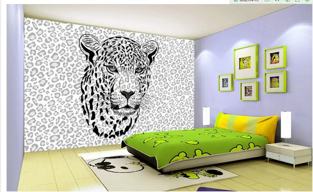 3D three-dimensional children's room leopard background wall decoration painting wall 3d wallpaper Home Decoration
3D three-dimensional children's room leopard background wall decoration painting wall 3d wallpaper Home Decoration