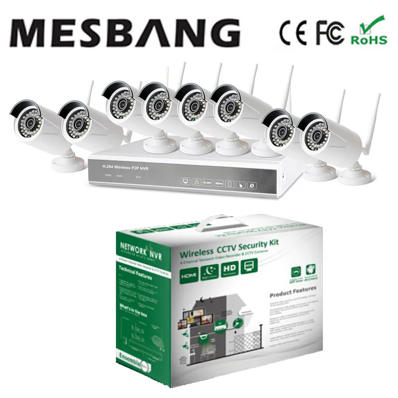 Mesbang 960P 8ch IP camera security system wifi wireless nvr kit build in 1TB HDD free shipping by DHL
Mesbang 960P 8ch IP camera security system wifi wireless nvr kit build in 1TB HDD free shipping by DHL