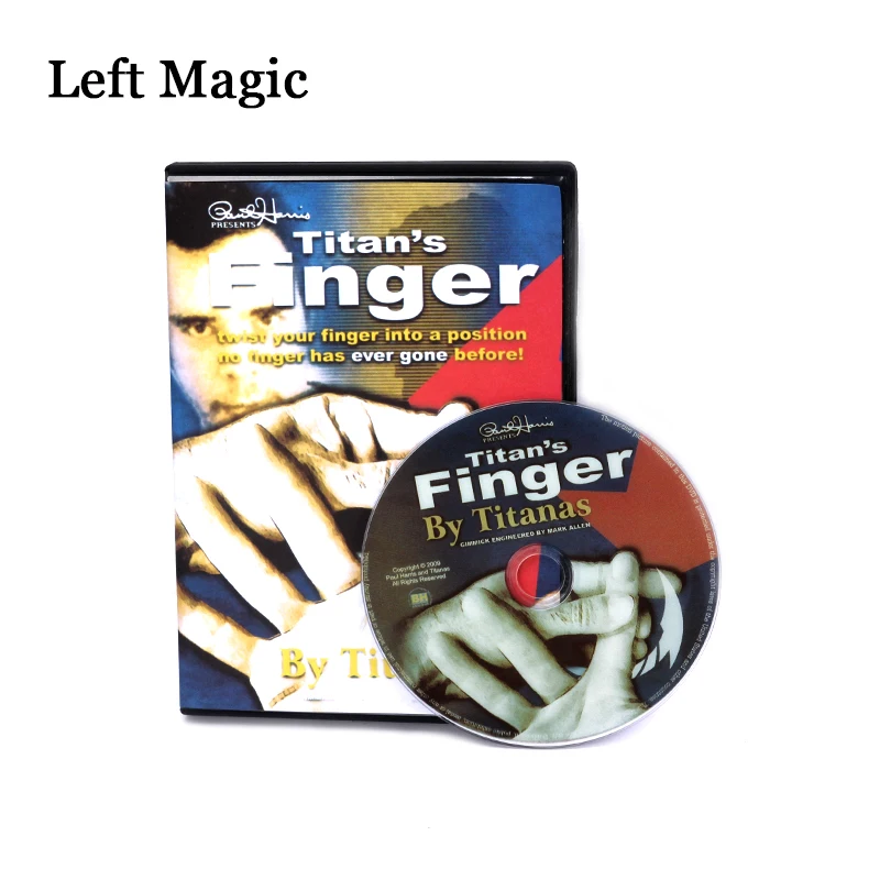 Paul Harris Presents Titan'S Finger (Twist) (DVD + Gimmick) Close-Up Magic Tricks Street Stage Magic Props Illusion Accessories
Paul Harris Presents Titan'S Finger (Twist) (DVD + Gimmick) Close-Up Magic Tricks Street Stage Magic Props Illusion Accessories