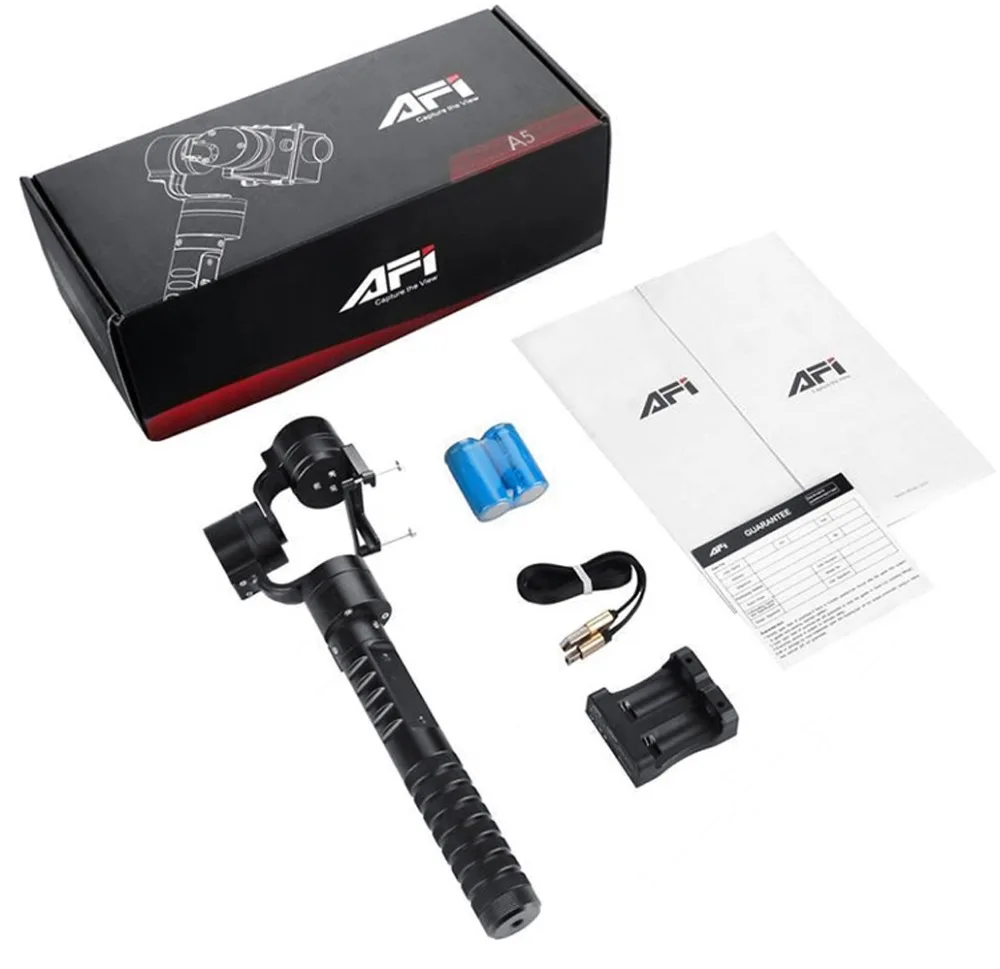 AFI A5 Handheld 3 Axis Gimbal Dslr Portable Video Stabilizer Camera Mobile Soporte Triaxial For Sports Camera Gopro Hero
AFI A5 Handheld 3 Axis Gimbal Dslr Portable Video Stabilizer Camera Mobile Soporte Triaxial For Sports Camera Gopro Hero