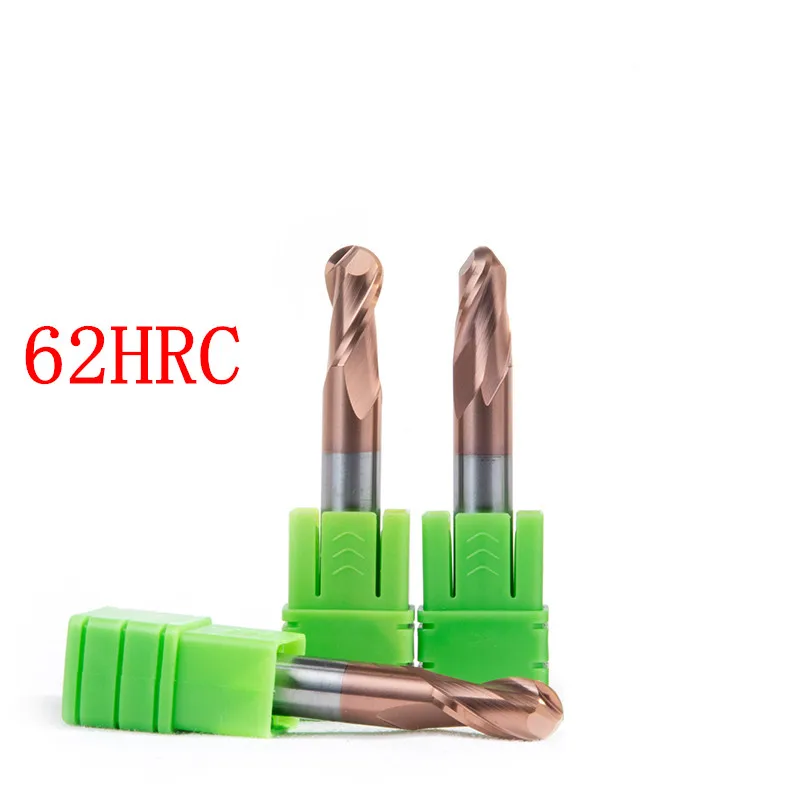 Концевая фреза из карбида вольфрама 2 шт. 4F 4/2 HRC45 HRC50 HRC55 HRC60 HRC65 10 мм|cutter milling|milling