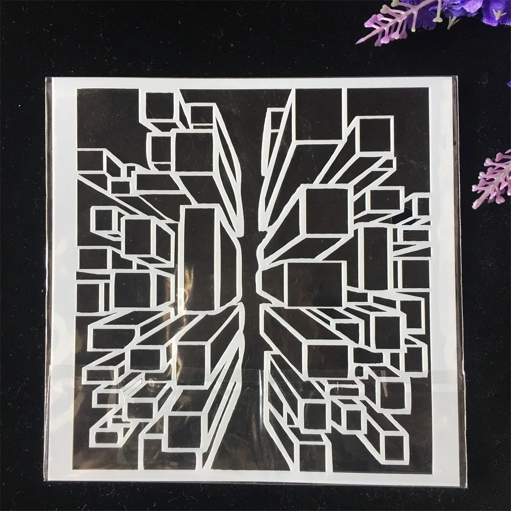 1 шт. 13 см 3D Cube DIY Craft слоистые трафареты для рисования на стене фотообои шаблон для карты
1 шт. 13 см 3D Cube DIY Craft слоистые трафареты для рисования на стене фотообои шаблон для карты