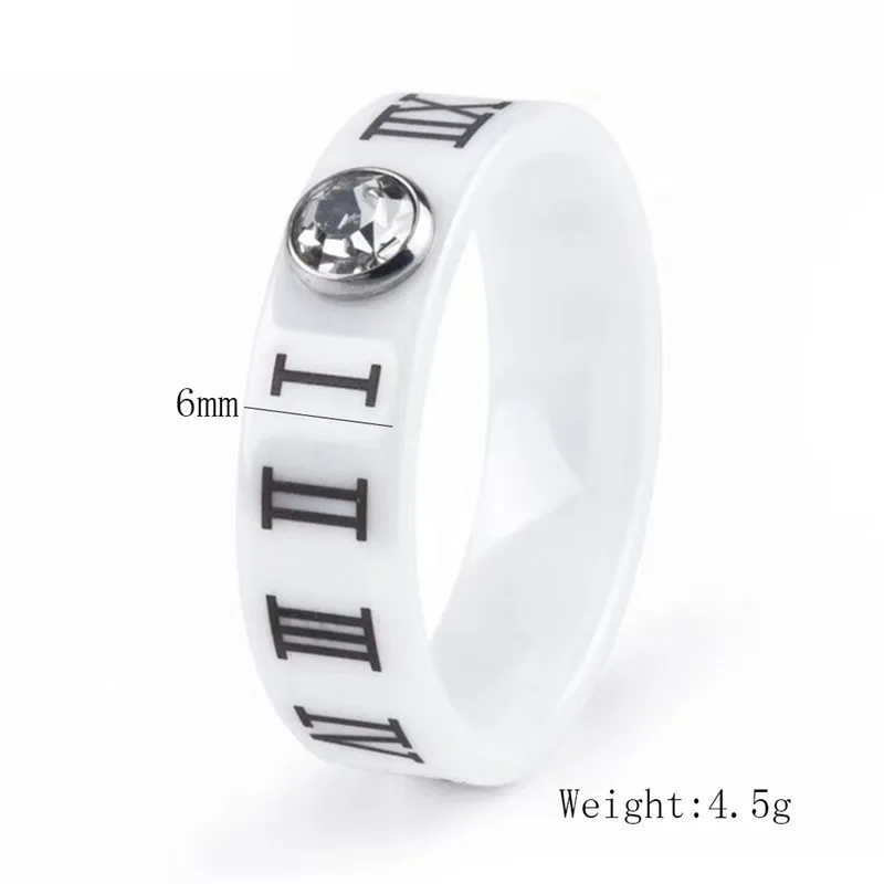 Модное керамическое кольцо Mostyle вечерние кольца в римском стиле с цифрами для