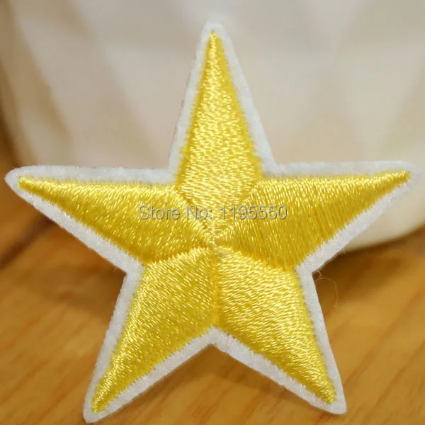 Утюг на желтой звезде наклейка вышивка аппликация DIY Детские аксессуары | Дом и
