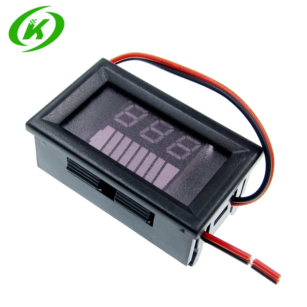 10PCS 12V ACID Red Lead Battery Capacity Indicator Charge Level Lead-acid LED Tester Voltmeter
10PCS 12V ACID Red Lead Battery Capacity Indicator Charge Level Lead-acid LED Tester Voltmeter
