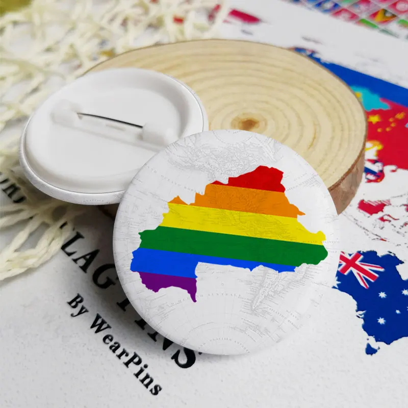 Жестяные кнопочные булавки для ЛГБТ-карт | Украшения и аксессуары