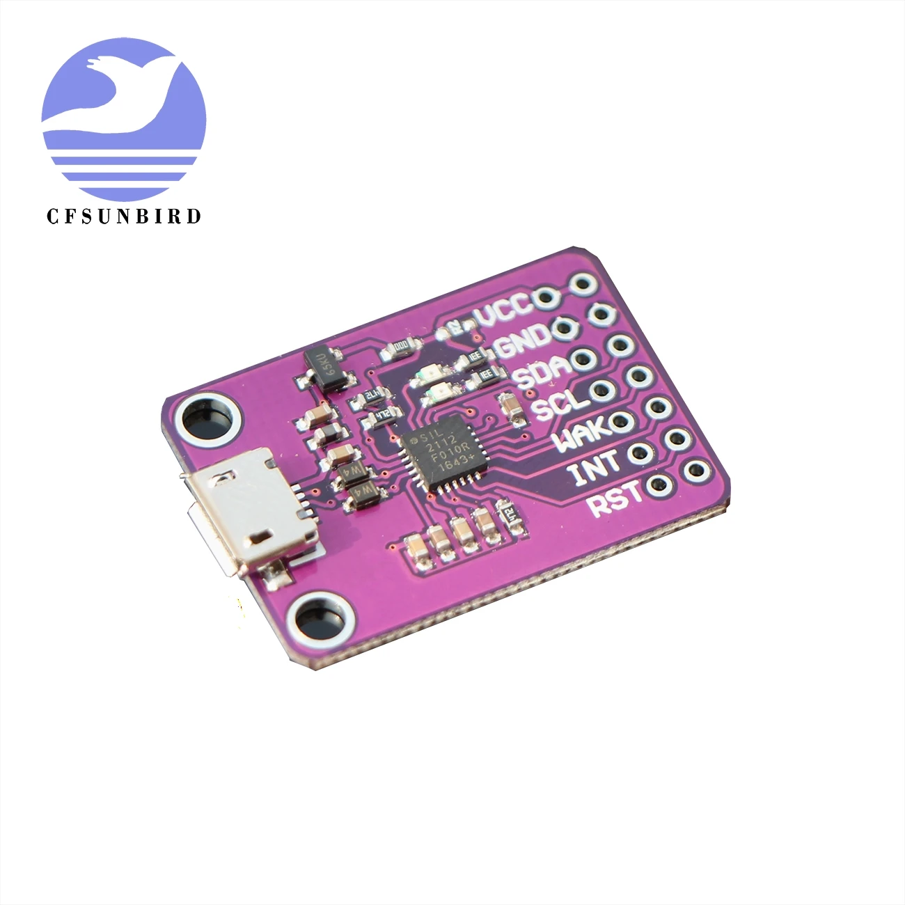 CP2112 плата отладки USB для SMBus I2C Модуль связи 2 0 MicroUSB 2112 оценочный комплект CCS811