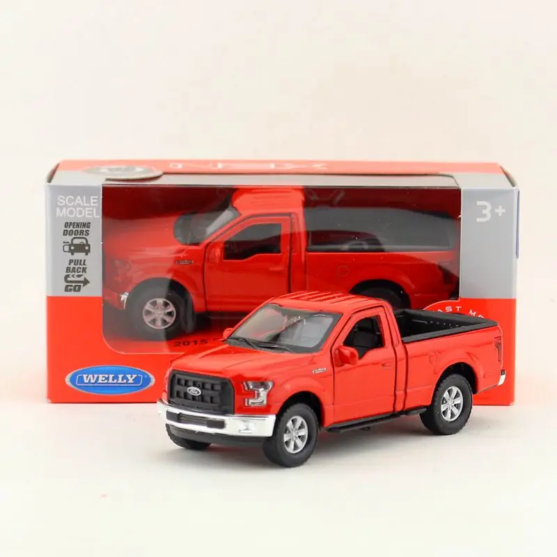 WELLY масштаб 1/36 игрушечный автомобиль с тяговым эффектом модель автомобиля 2015 Ford