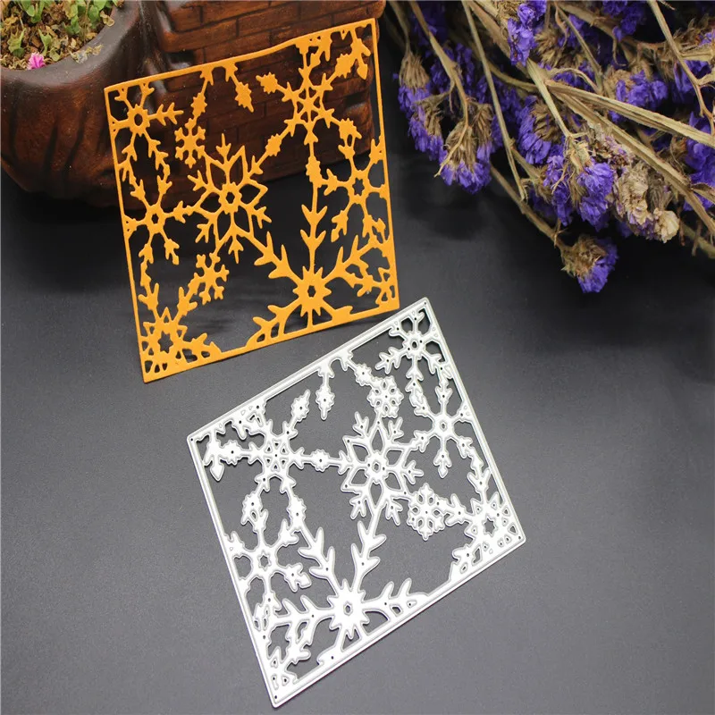 SCD278 Snowflake Frame Metal Cutting Dies For Scrapbooking Stencils DIY Album Cards Decoration Embossing Folder Craft Die Cuts
SCD278 Snowflake Frame Metal Cutting Dies For Scrapbooking Stencils DIY Album Cards Decoration Embossing Folder Craft Die Cuts