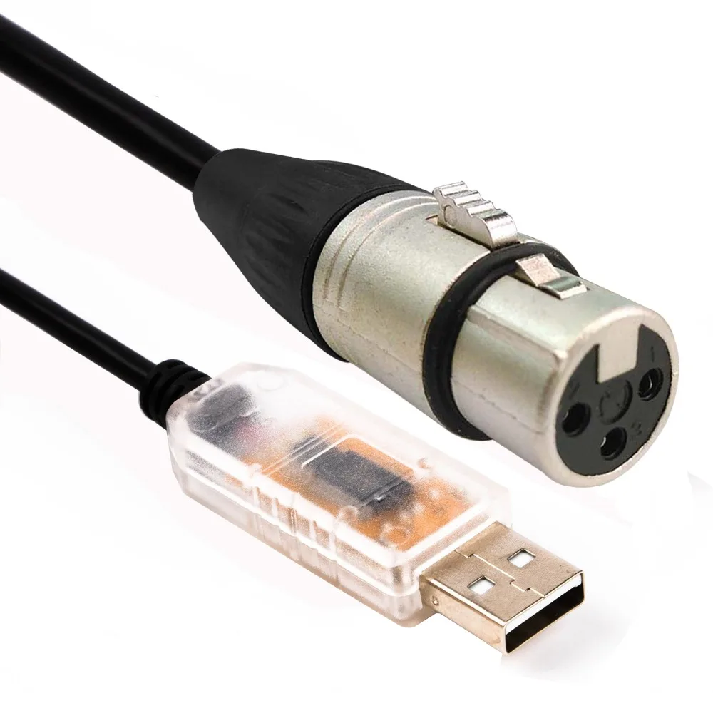 Интерфейсный Адаптер OLOEY USB RS485 к DMX512 светодиодный компьютерный ПК сценический