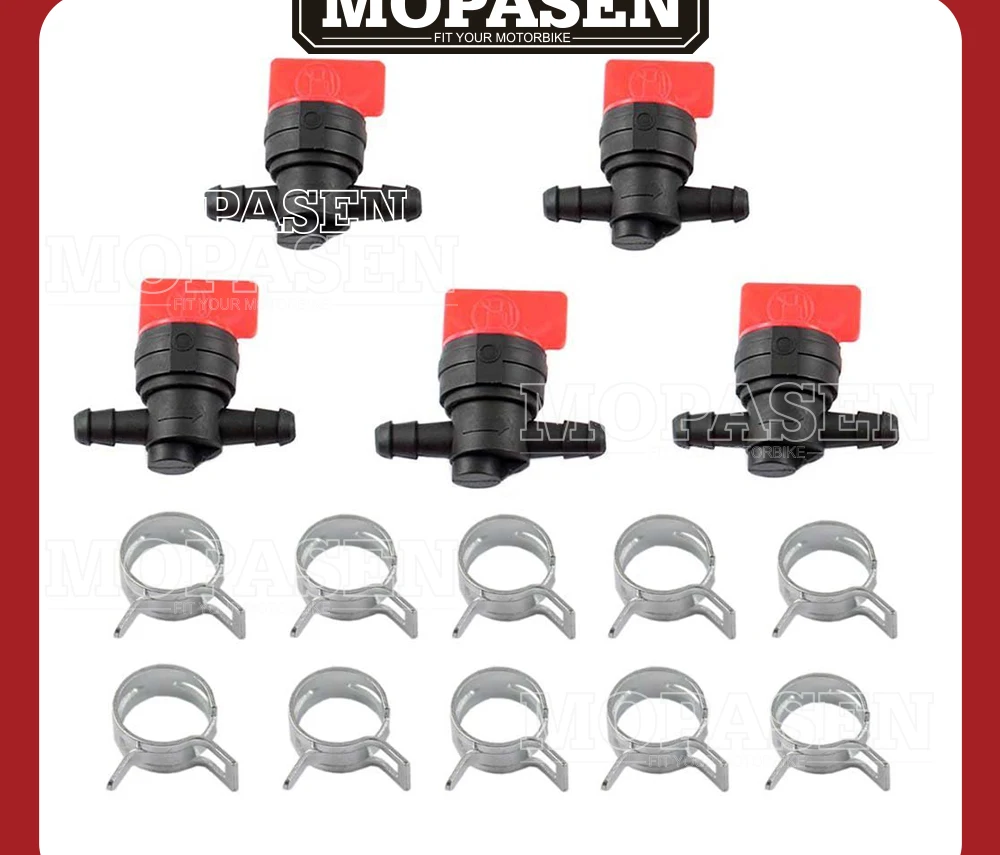 5 шт. линейный прямой топливный запорный клапан Petcock для Kohler Briggs Stratton 494768 698183 Tecumseh Мюррей Toro газонокосилки
5 шт. линейный прямой топливный запорный клапан Petcock для Kohler Briggs Stratton 494768 698183 Tecumseh Мюррей Toro газонокосилки