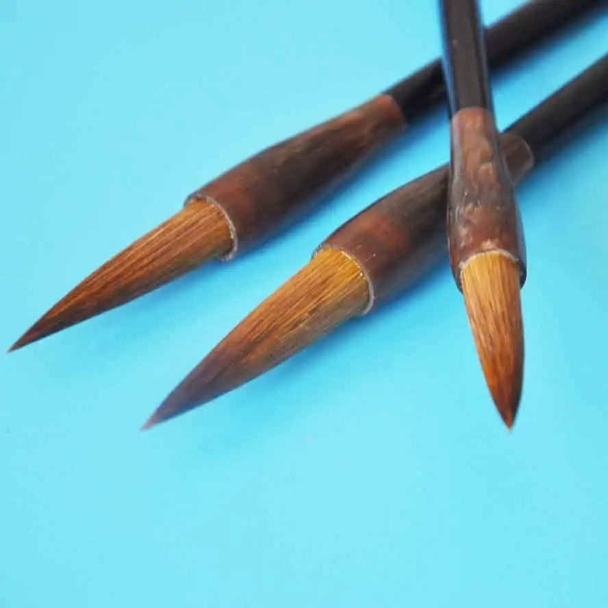 Фото Кисть для китайской каллиграфии щетка рисования ворса с ручкой занавеска кисть