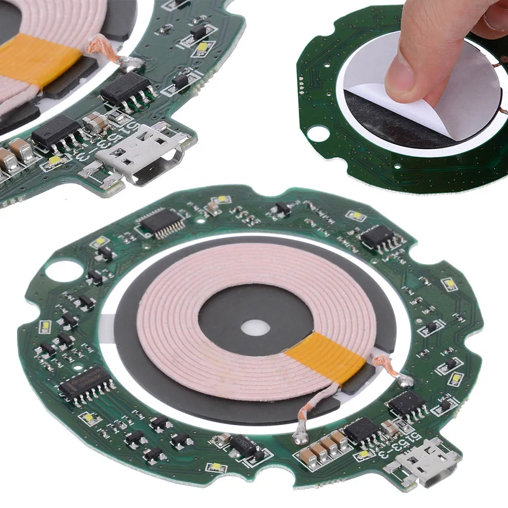 Wireless Charger PCBA Board with Coil Ultrathin 10W Fast Charging for QI Standard Mobiles EM88
Wireless Charger PCBA Board with Coil Ultrathin 10W Fast Charging for QI Standard Mobiles EM88