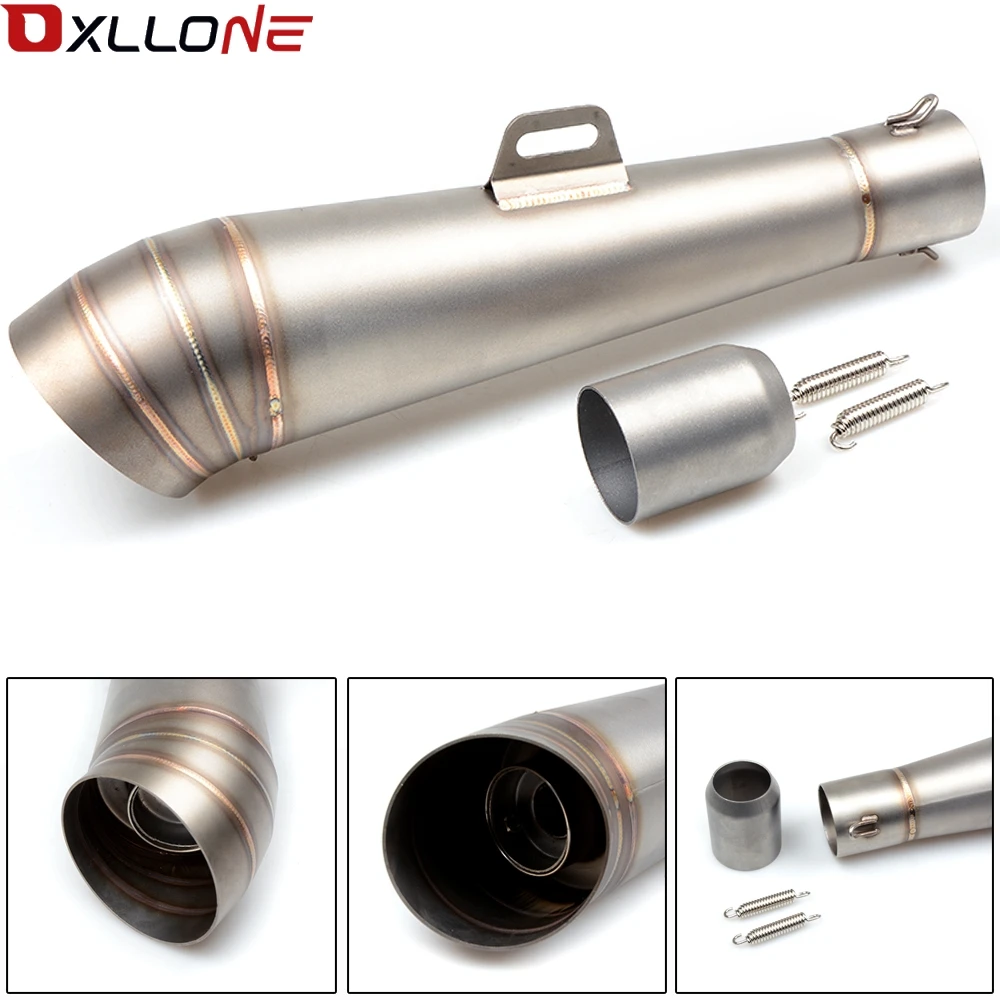 For Kawasaki z800 z1000 Yamaha TMAX-500 tmax-530 Universal 36-51MM Motorcycle Exhaust Pipe With Muffler Moto Bike Pot
For Kawasaki z800 z1000 Yamaha TMAX-500 tmax-530 Universal 36-51MM Motorcycle Exhaust Pipe With Muffler Moto Bike Pot