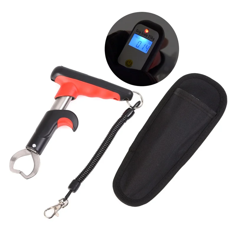 25kg/55lb Scale Digital Fishing Grip Stainless Steel Fish Lip Gripper Grabber ABS Electronic Portable Weighing new style
25kg/55lb Scale Digital Fishing Grip Stainless Steel Fish Lip Gripper Grabber ABS Electronic Portable Weighing new style